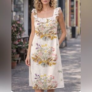 Shannon McLean Peace Love Fashion Floral Sleeveless sundress Dress New